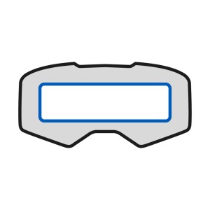 KENNY RACING VISION UNIVERSEL FOLIA UNIWERSALNA OCHRONNA DO GOGLI (50MM X150MM) (PACK 4)