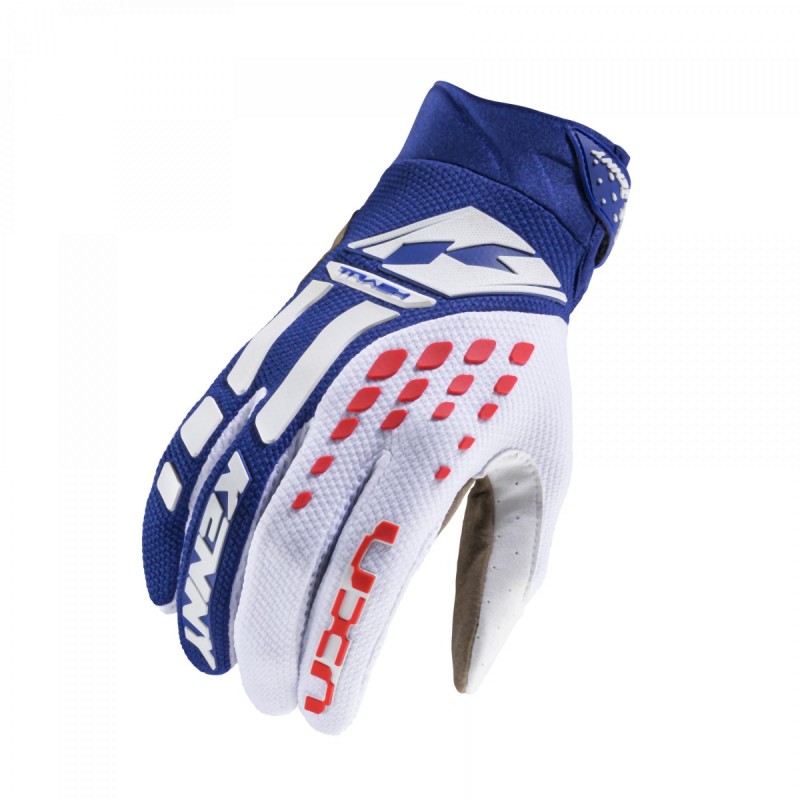 Rękawice cross/enduro Kenny Racing Track Navy/Red - rozmiar M