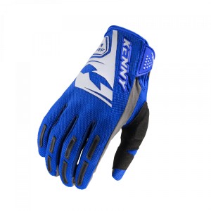 Rękawice cross/enduro Kenny Racing Performance Blue - Rozmiar XXXL