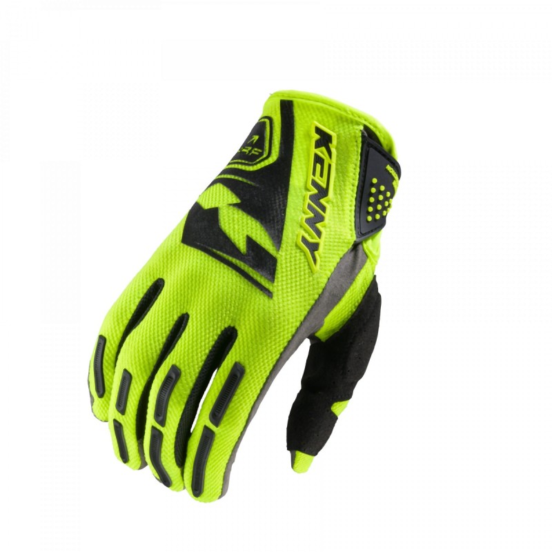 Rękawice cross/enduro Kenny Racing Performance Neon Yellow Żółty Fluo/Czarny XXXL