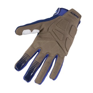 Rękawice cross/enduro Kenny Racing model Safety Blue niebieskie/białe XS