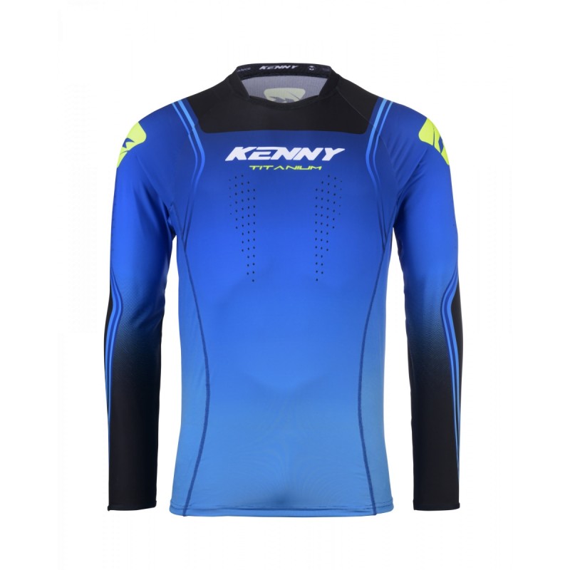 Koszulka cross/enduro Kenny Racing Titanium Blue rozmiar L