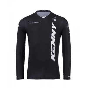 Koszulka cross/enduro Kenny Racing model Performance Solid Black - rozmiar L