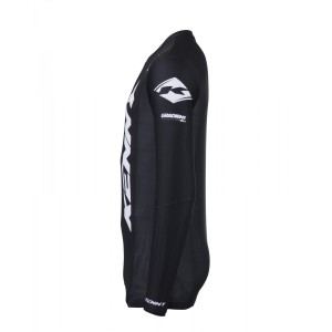 Koszulka cross/enduro Kenny Racing Performance Solid Black - Rozmiar XL
