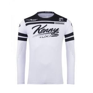 Koszulka cross/enduro Kenny Racing Track Dirt White - Rozmiar L