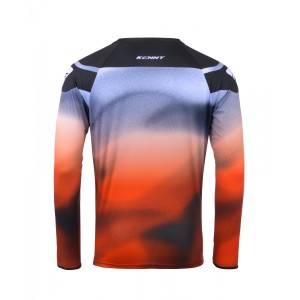 Koszulka cross/enduro Kenny Racing Force Fog Orange - rozmiar M