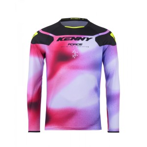 Koszulka KENNY RACING CROSS/ENDURO FORCE FOG NEON YELLOW rozmiar M
