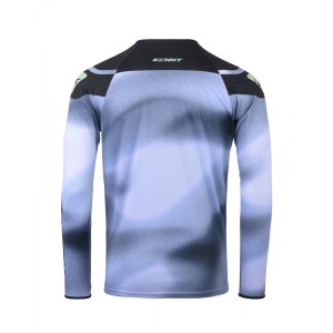 Koszulka cross/enduro Kenny Racing Force Fog Neon Green czarny/szary L