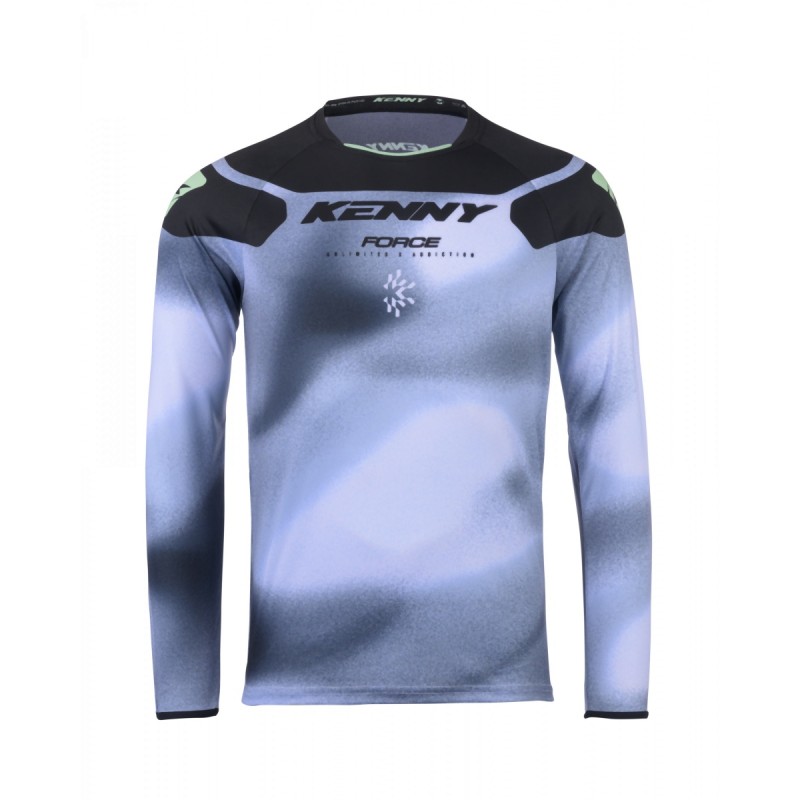 Koszulka cross/enduro Kenny Racing model Force Fog Neon Green - rozmiar XXXL