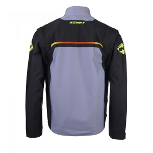 Kurtka Adventure/Enduro Kenny Racing Track Grey/Neon Yellow - Rozmiar L