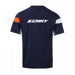 KENNY RACING KOSZULKA T-SHIRT MODEL RACING KOLOR NIEBIESKI/POMARAŃCZOWY/BIAŁY ROZMIAR M