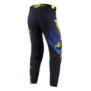 Spodnie cross/enduro Kenny Racing Performance Brush niebieskie/czerwone/żółte rozmiar M