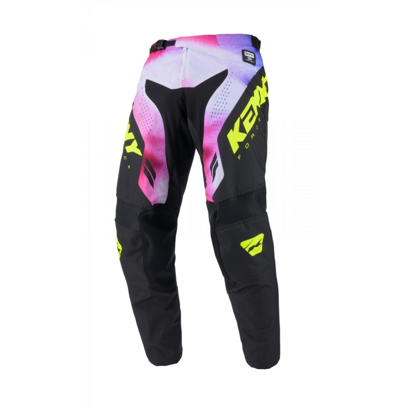 Kenny Racing Spodnie Cross/Enduro Force Fog Neon Yellow Czarny/Żółty/Różowy Rozmiar XL