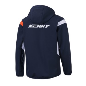 Kurtka przeciwdeszczowa Kenny Racing Softshell Racing niebiesko-biała-pomarańczowa L