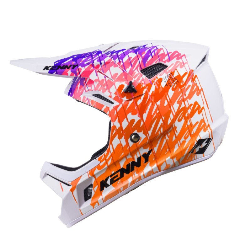 KENNY RACING KASK ROWEROWY MTB DECADE GRAPHIC LUNIS WHITE KOLOR BIAŁY ROZMIAR S (MIPS)