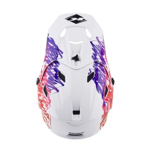 KENNY RACING KASK ROWEROWY MTB DECADE GRAPHIC LUNIS WHITE