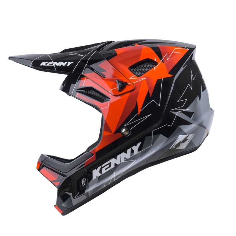 KENNY RACING KASK ROWEROWY MTB DECADE GRAPHIC SMASH RED KOLOR CZERWONY ROZMIAR L (MIPS)
