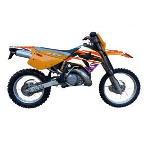 Komplet naklejek Blackbird KTM 4T '96-'99 5 kolor pomarańczowy czarny