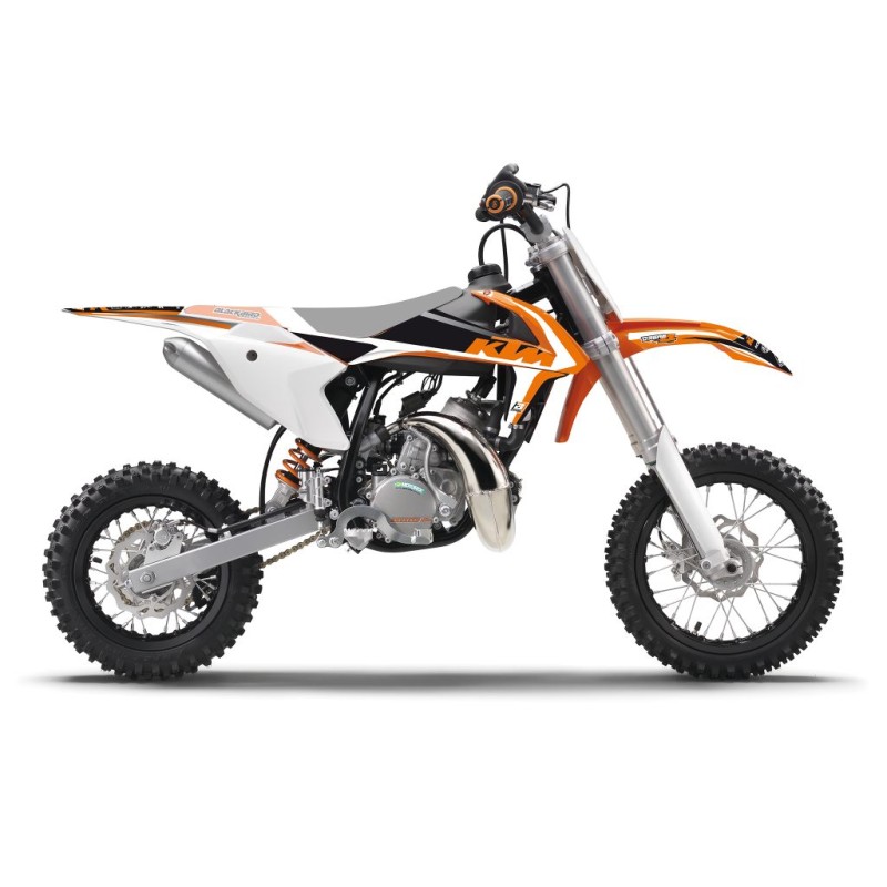 Komplet naklejek KTM SX 50 '16-'23 Dream 4 kolor pomarańczowy biały czarny