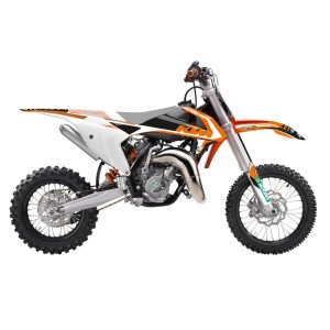 Komplet naklejek KTM SX 65 '16-'23 Dream 4 kolor pomarańczowy biały czarny