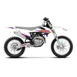 Naklejki retro KTM SX/SX-F, EXC/EXC-F '19-'22, '20-'23 - Komplet naklejek Blackbird