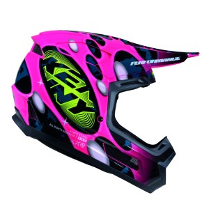 KENNY RACING KASK CROSS/ENDURO PERFORMANCE ERT GRAPHIC + POP SYSTEM RÓŻOWY/CZARNY ROZMIAR M