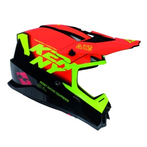 KENNY RACING KASK CROSS/ENDURO TRACK GRAPHIC FOCUS RED
