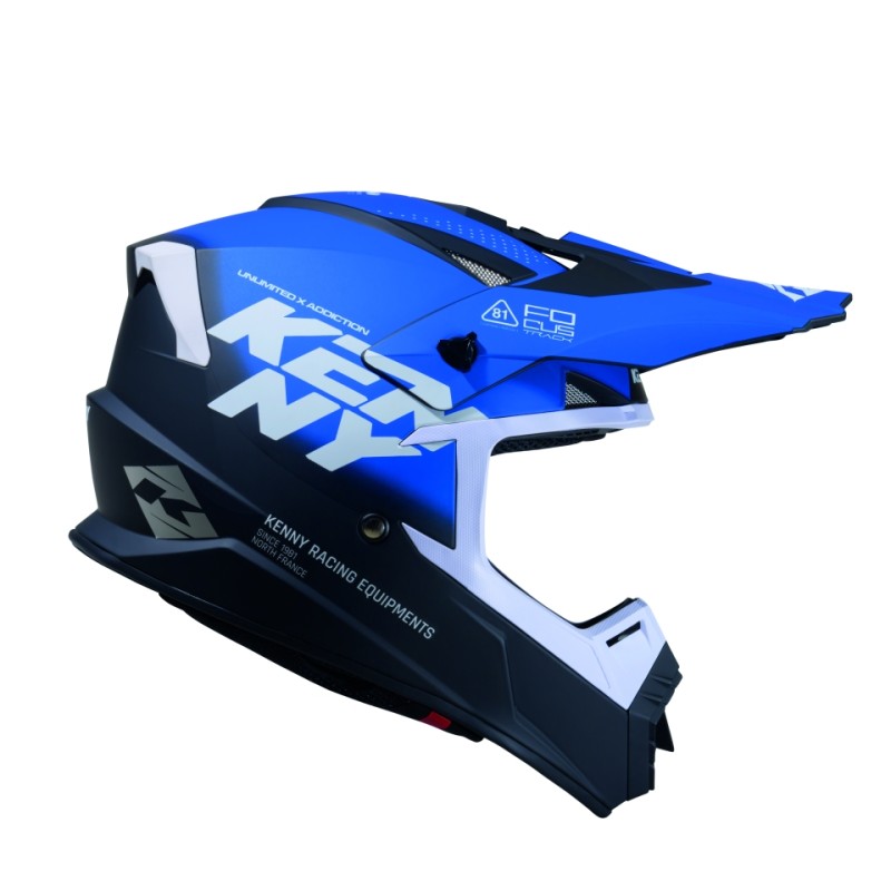 KENNY RACING KASK CROSS/ENDURO TRACK GRAPHIC FOCUS BLUE NIEBIESKI ROZMIAR S