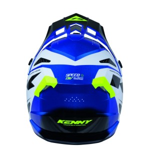 KENNY RACING KASK CROSS/ENDURO TRACK GRAPHIC SPEED NEON BLUE KOLOR NIEBIESKI/BIAŁY ŻÓŁTY ROZMIAR S