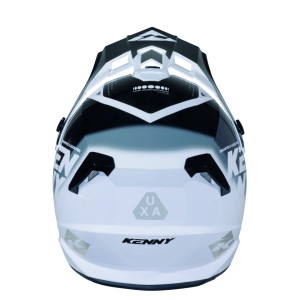 KENNY RACING KASK CROSS/ENDURO TRACK GRAPHIC FOCUS BLACK KOLOR CZARNY/BIAŁY ROZMIAR S