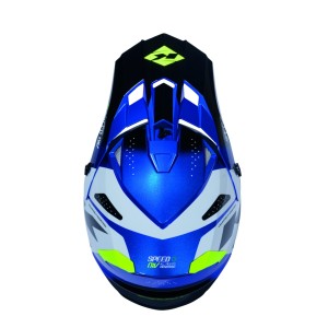 KENNY RACING KASK CROSS/ENDURO TRACK GRAPHIC SPEED NEON BLUE KOLOR NIEBIESKI/BIAŁY ŻÓŁTY ROZMIAR M