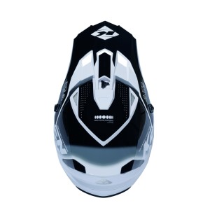 KENNY RACING KASK CROSS/ENDURO TRACK GRAPHIC FOCUS BLACK KOLOR CZARNY/BIAŁY ROZMIAR M