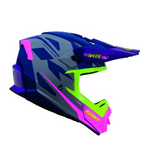 KENNY RACING KASK CROSS/ENDURO TRACK KID/JUNIOR/DZIECIĘCY GRAPHIC SPEED PURPLE PINK