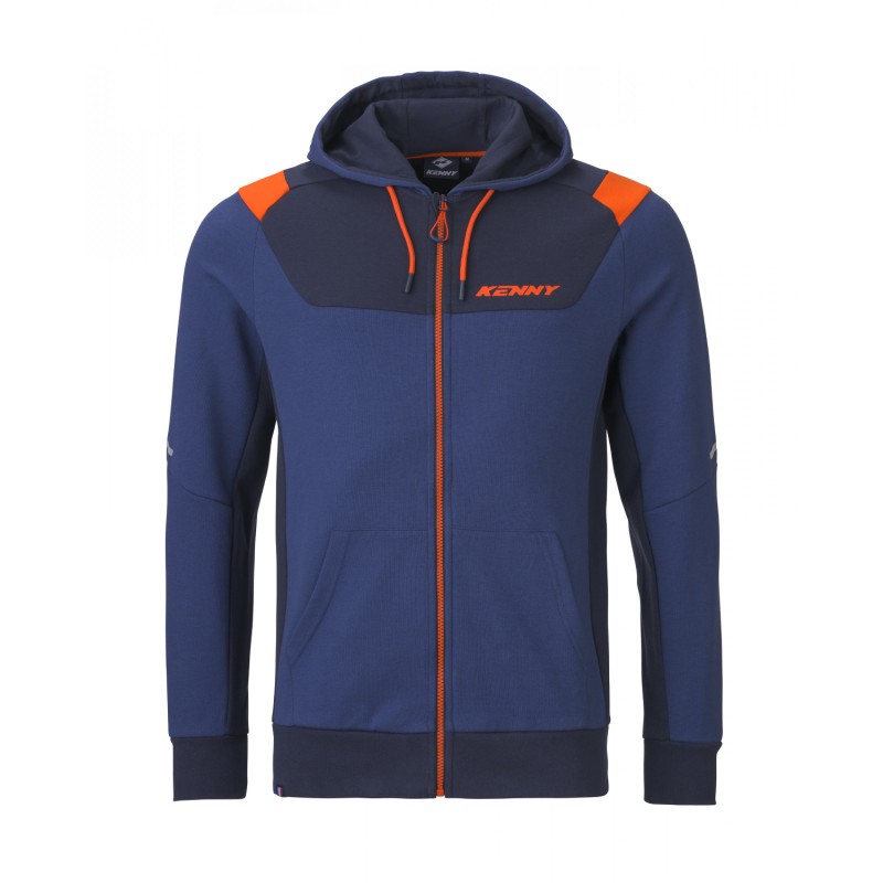 KENNY RACING BLUZA Z KAPTUREM PADDOCK NAVY KOLOR NIEBIESKI ROZMIAR XL