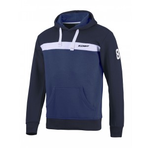 KENNY RACING BLUZA Z KAPTUREM COLLEGE BLUE NIEBIESKA XXL