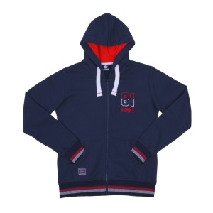 KENNY RACING BLUZA Z KAPTUREM DAMSKA SUZUKA KOLOR NIEBIESKI/CZERWONY ROZMIAR S