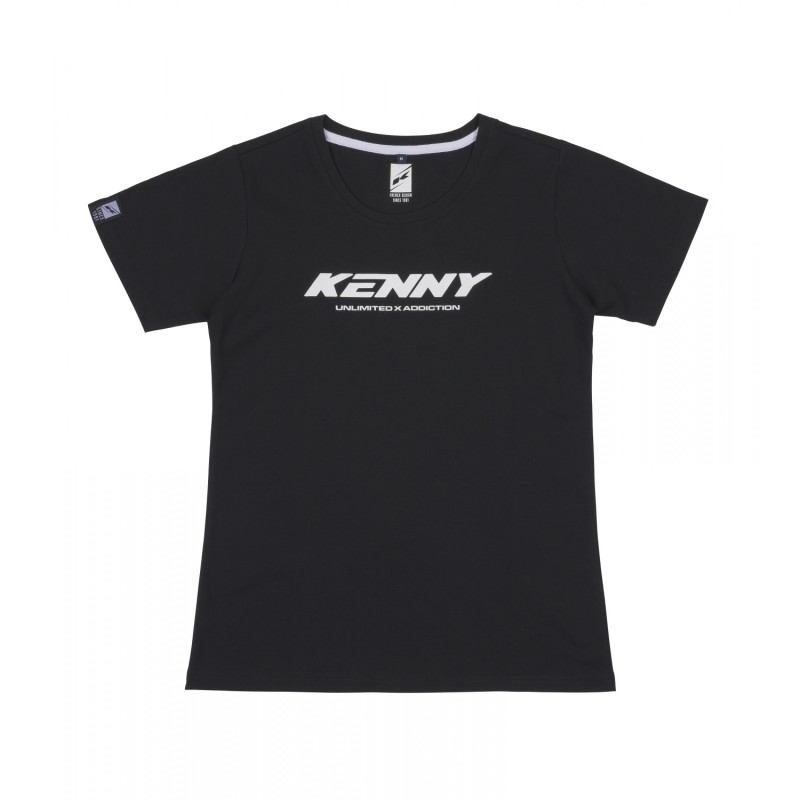 KENNY RACING T-SHIRT DAMSKI CORE BLACK KOLOR CZARNY ROZMIAR S