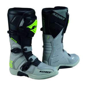 KENNY RACING BUTY CROSS/ENDURO TRACK T2 GREY/NEON YELLOW - Szary/Żółty Fluor Rozmiar 45