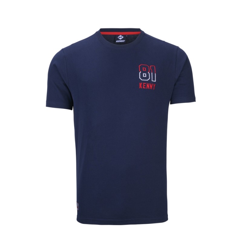 KENNY RACING KOSZULKA T-SHIRT SUZUKA NAVY KOLOR NIEBIESKI/CZERWONY ROZMIAR L