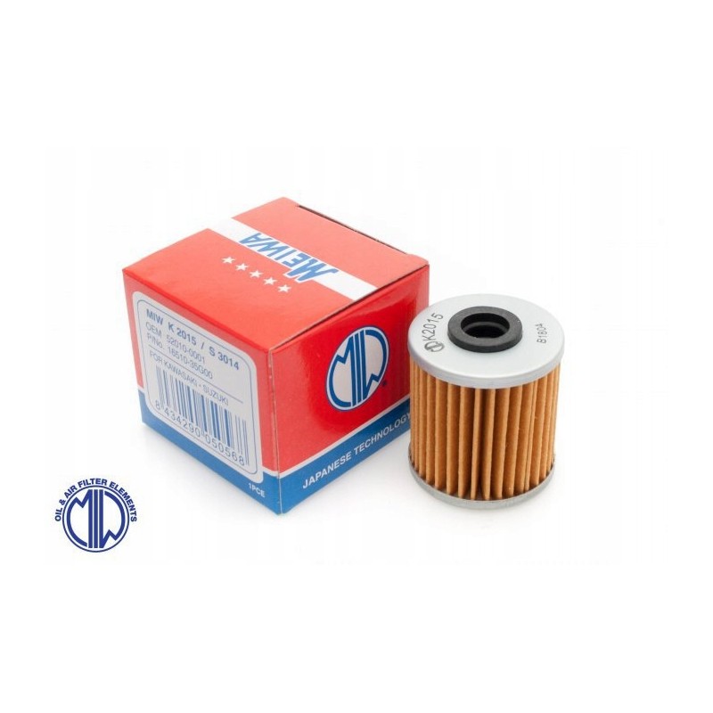 Filtr oleju MIW (MEIWA) do Kawasaki KXF 250 04-16, Suzuki RMZ 250/450 04-16 (HF207)