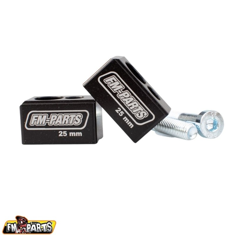 Podwyższenie kierownicy 25mm do KTM, Husqvarna, Gas Gas - kolor czarny