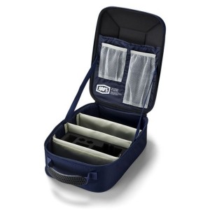 100 Procent Goggle Case Louis Navy/Grey - Akcesoria do gogli