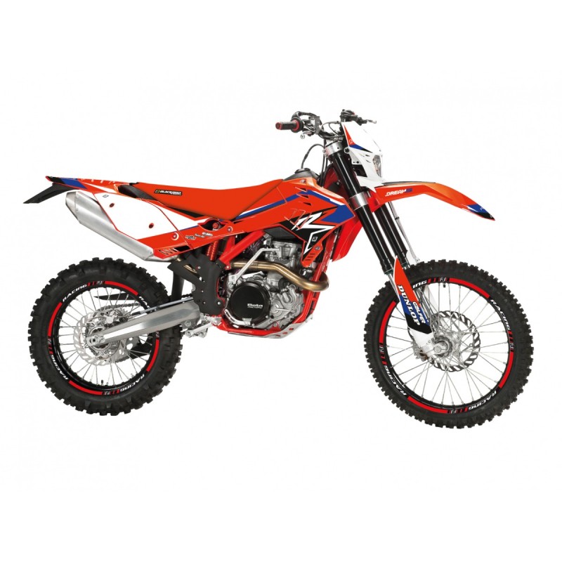 BLACKBIRD KOMPLET NAKLEJEK (OKLEIN) BETA RR 4T \'10-\'12 DREAM 5 KOLOR POMARAŃCZOWY BIAŁY CZARNY