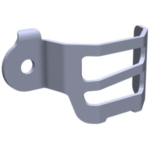 Osłona zbiornika hamulcowego tylna Yamaha XTZ 690 Tenere 700 '19-'25 kolor czarny