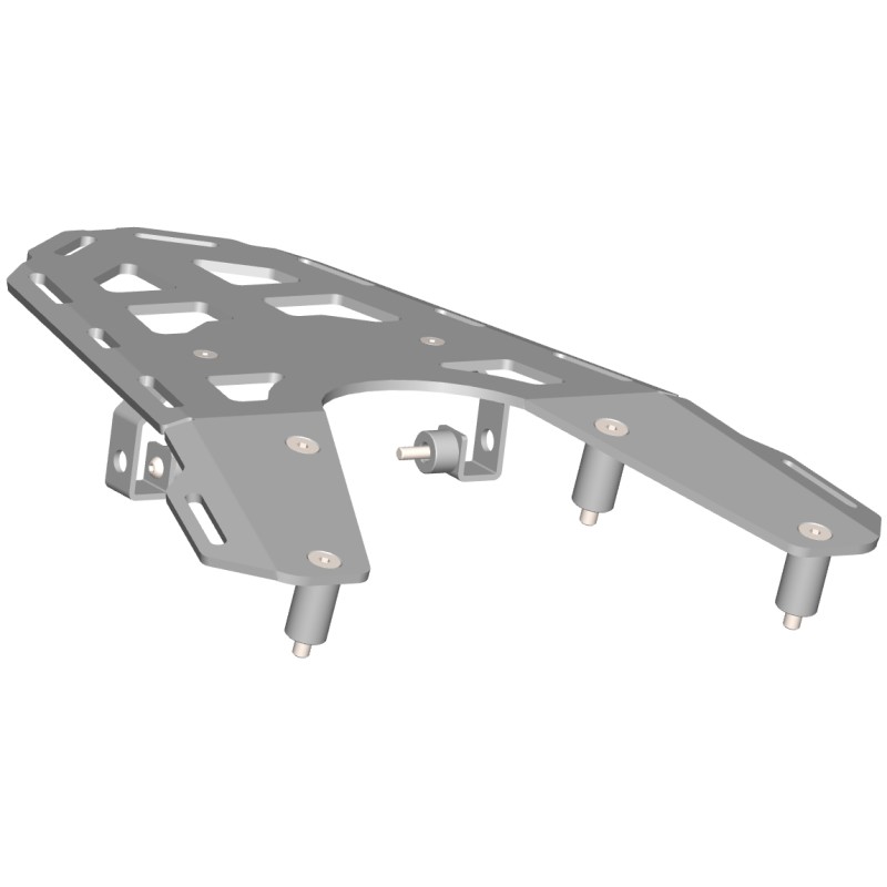 CROSSPRO TYLNY BAGAŻNIK GASGAS ES 700 '22-'24, SM 700 '22-'24, KTM 690 ENDURO R, SMC R '20-'25 KOLOR CZARNY