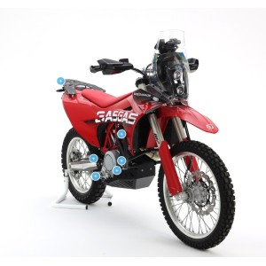 CROSSPRO TYLNY BAGAŻNIK GASGAS ES 700 '22-'24, SM 700 '22-'24, KTM 690 ENDURO R, SMC R '20-'25 KOLOR CZARNY