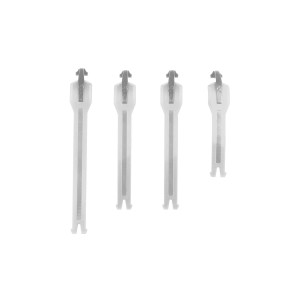 LEATT Zestaw Pasków do Butów Cross GPX 5.5 FlexLock Strap Kit White - Biały