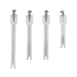 LEATT Zestaw Pasków do Butów Cross GPX 5.5 FlexLock Strap Kit White - Biały