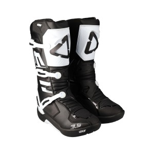 Buty motocrossowe LEATT CROSS 3.5 - czarno-białe, rozmiar 43