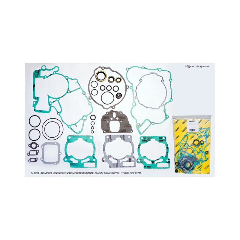 PROX KOMPLET USZCZELEK Z KOMPLETEM USZCZELNIACZY SILNIKOWYCH KTM SX 125 '07-'15